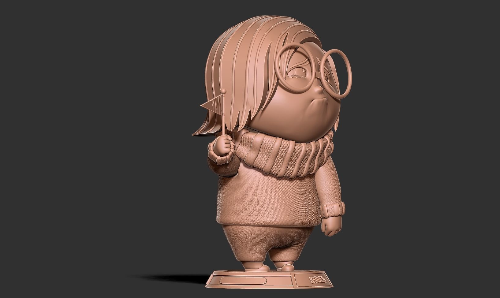 Sadness - Inside Out 2 Fanart 3D print model_14
