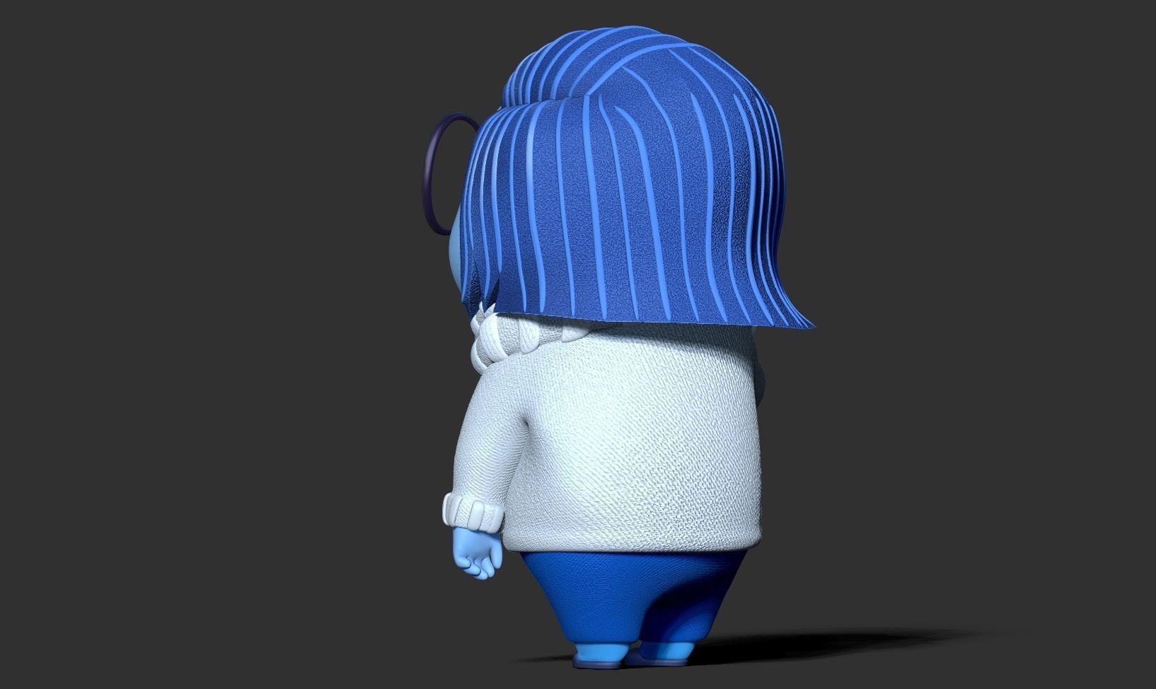 Sadness - Inside Out 2 Fanart 3D print model_6