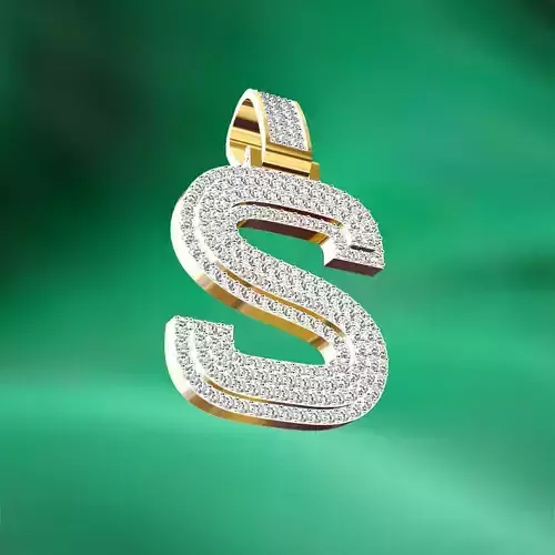 Hip Hop S pendant 3D print model