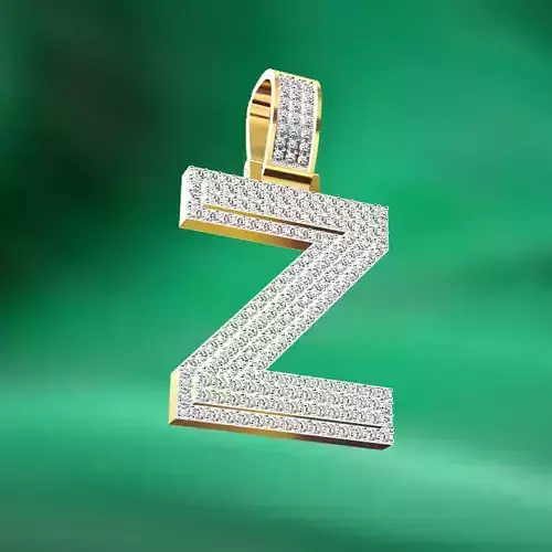 The character Z pendant is for anyone whose first name is Z