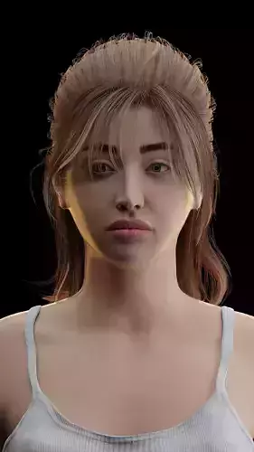 Realistic Female Rigged - Nude Girl - Advanced Body Rig