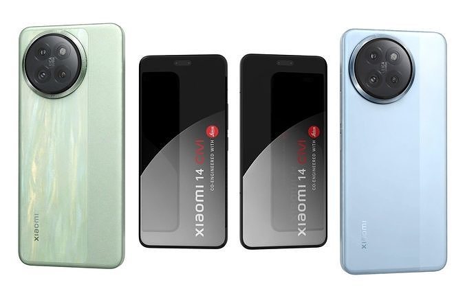 Xiaomi 14 Civi All Colors 3D model