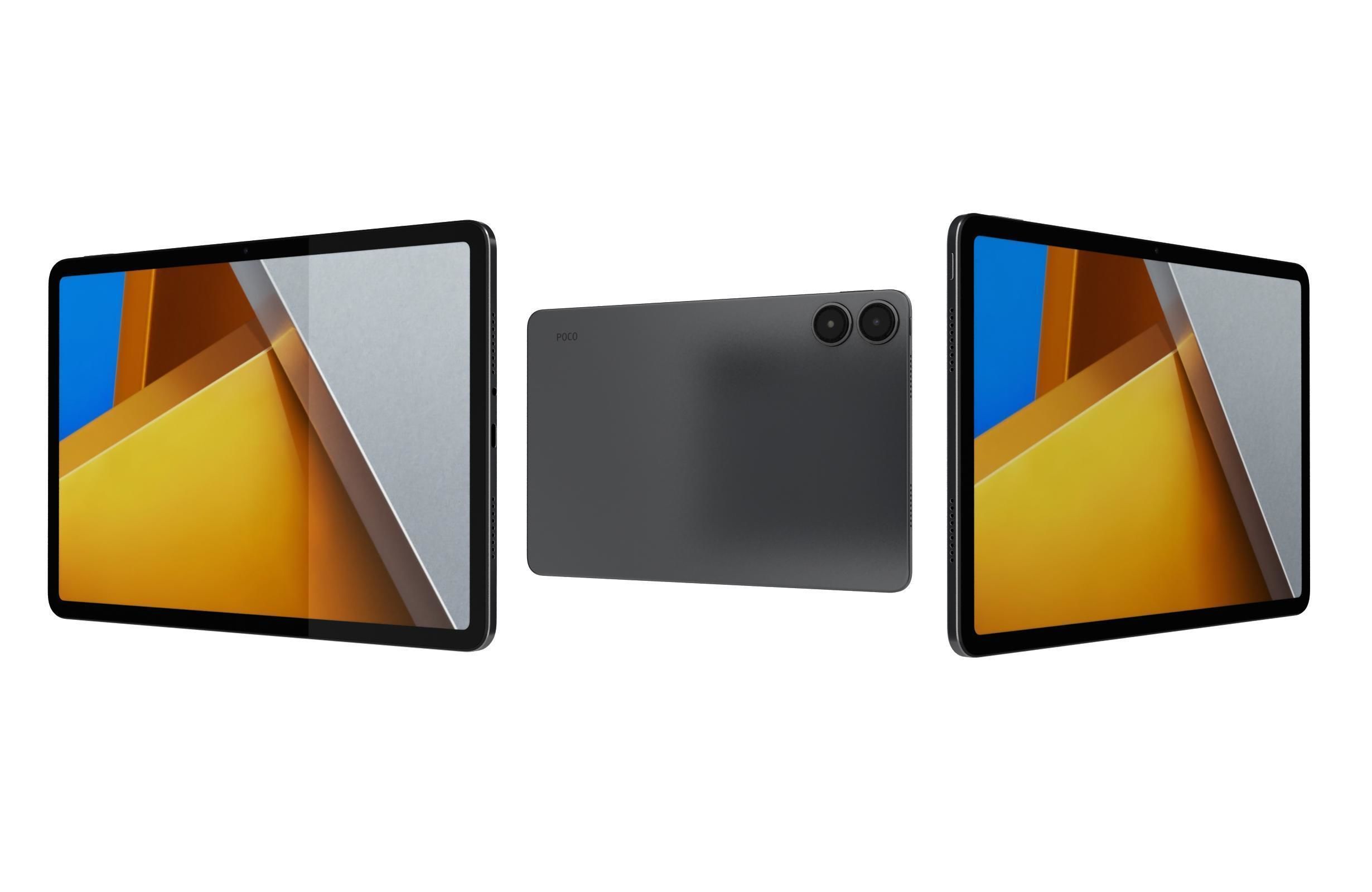 Xiaomi Poco Pad Blue And Gray 3D model_1