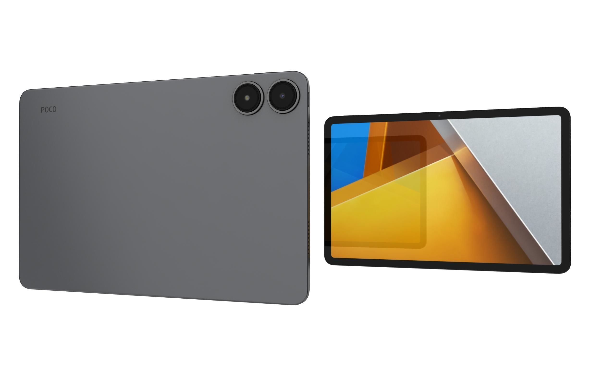 Xiaomi Poco Pad Blue And Gray 3D model_29