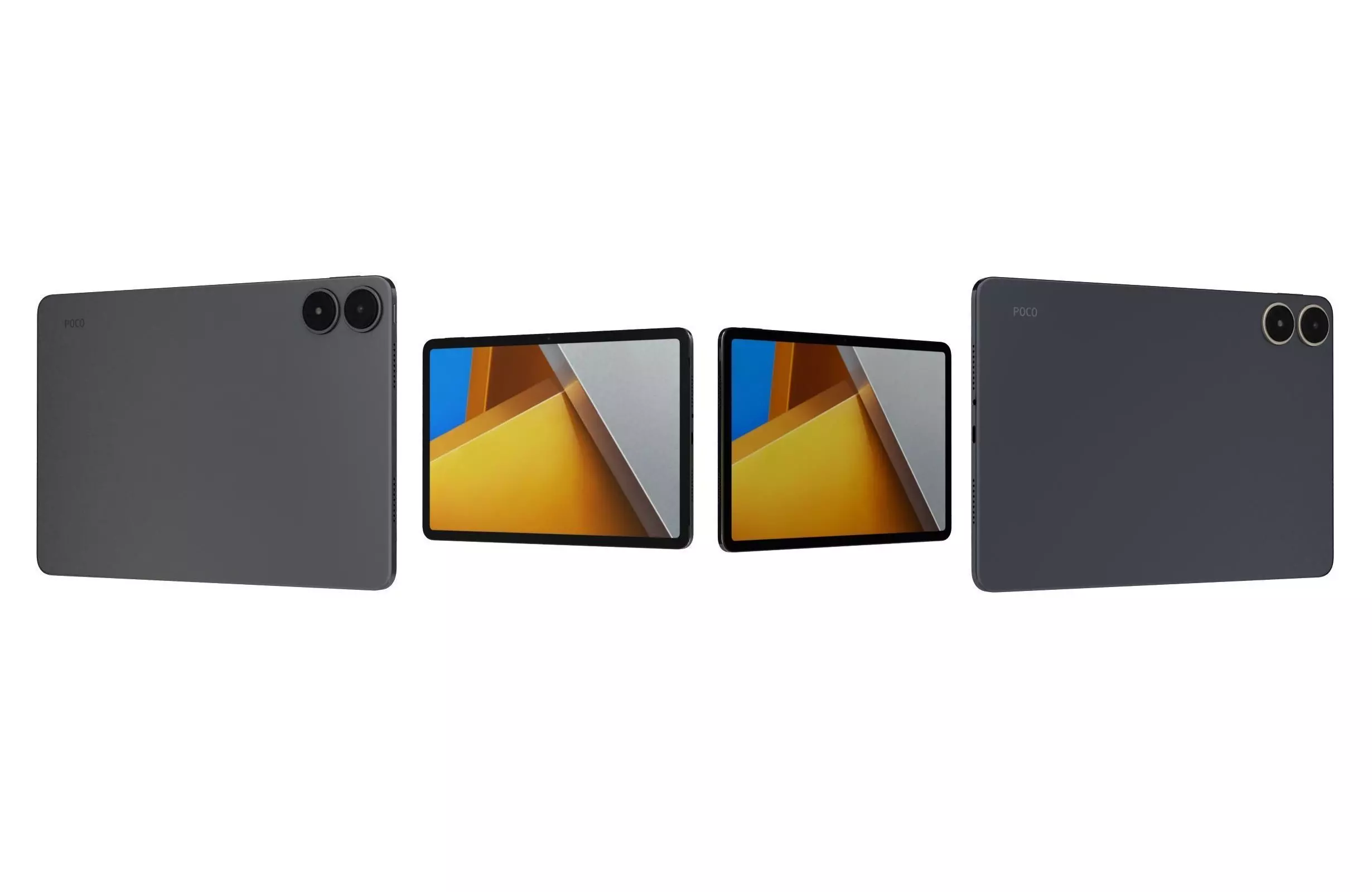 Xiaomi Poco Pad Blue And Gray 3D model_0