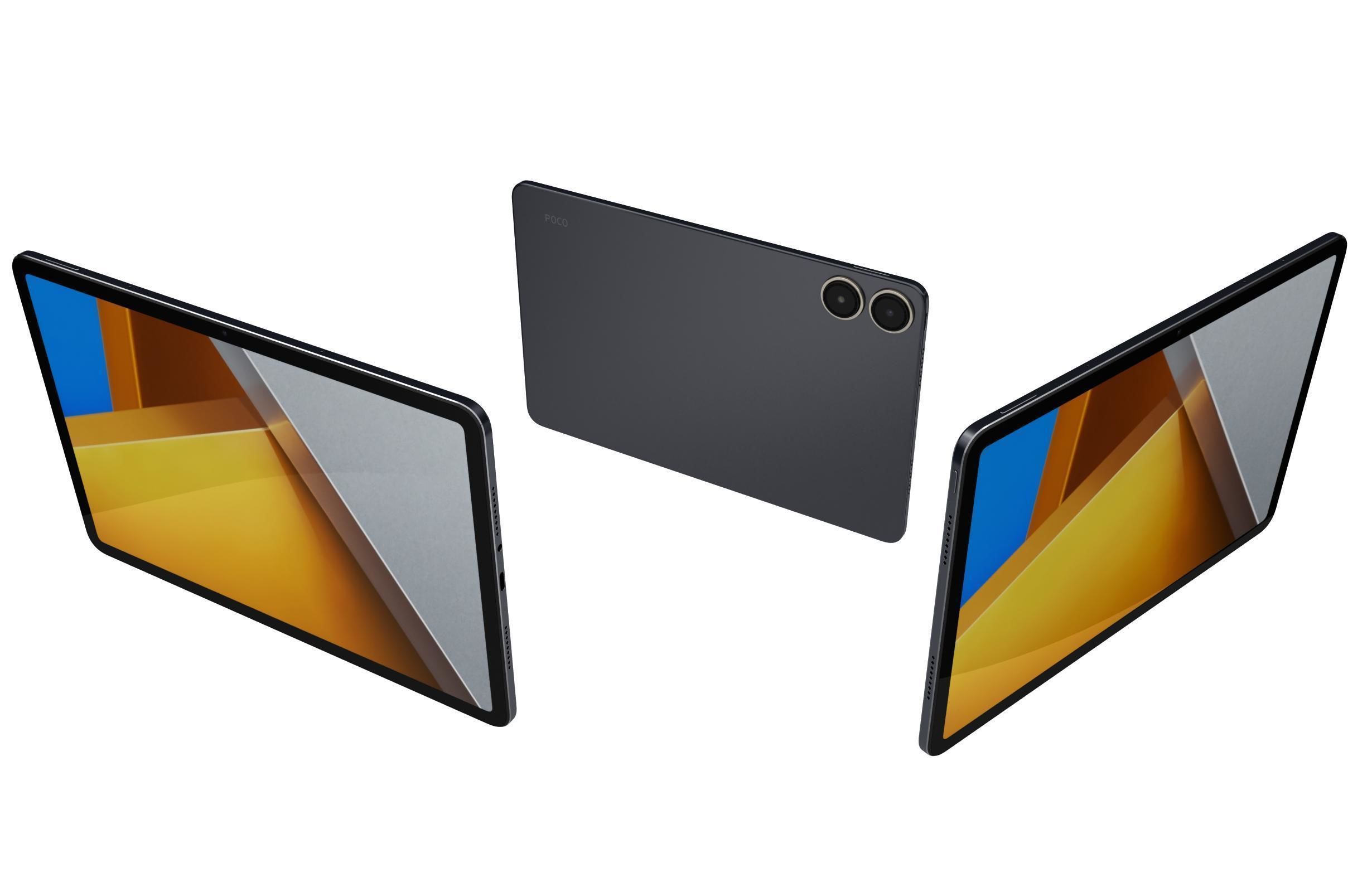 Xiaomi Poco Pad Blue And Gray 3D model_18