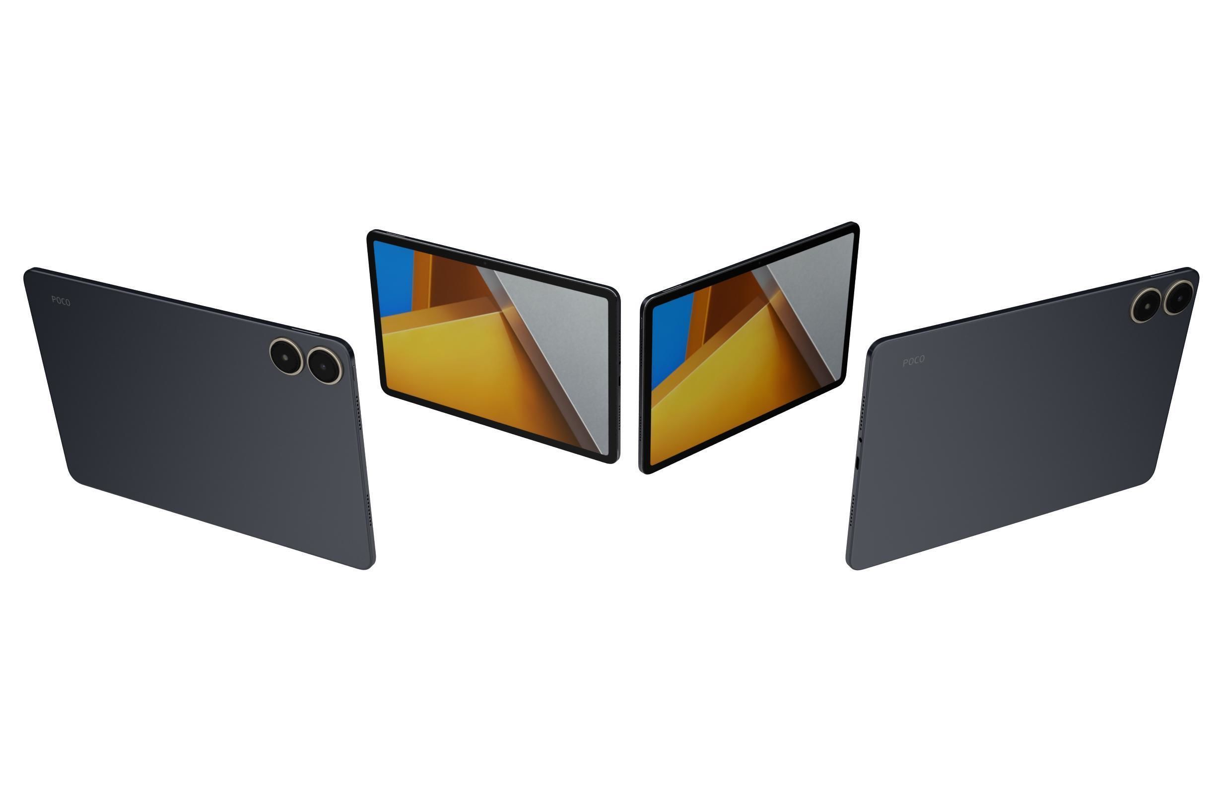 Xiaomi Poco Pad Blue And Gray 3D model_26