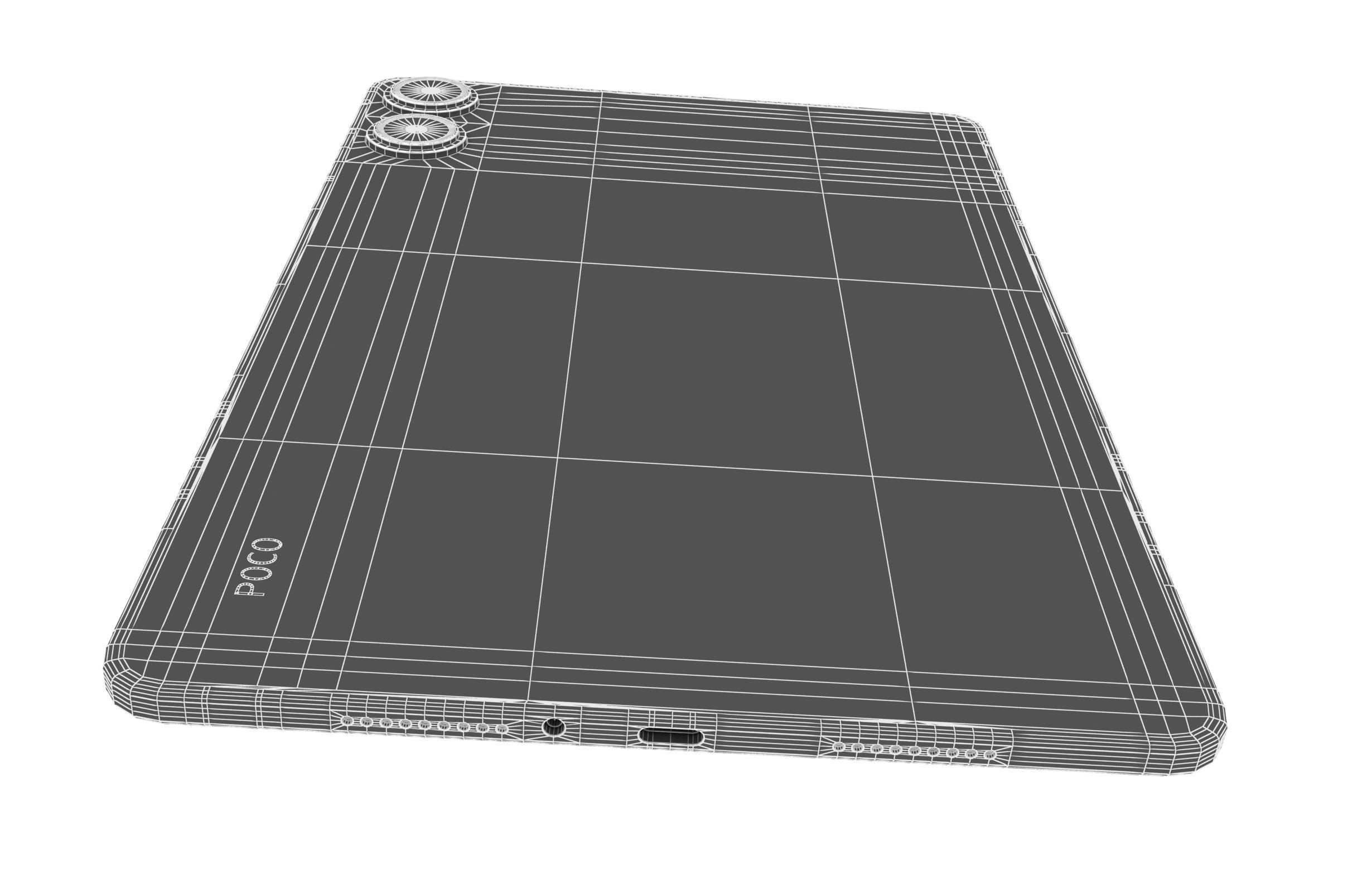 Xiaomi Poco Pad Blue And Gray 3D model_39