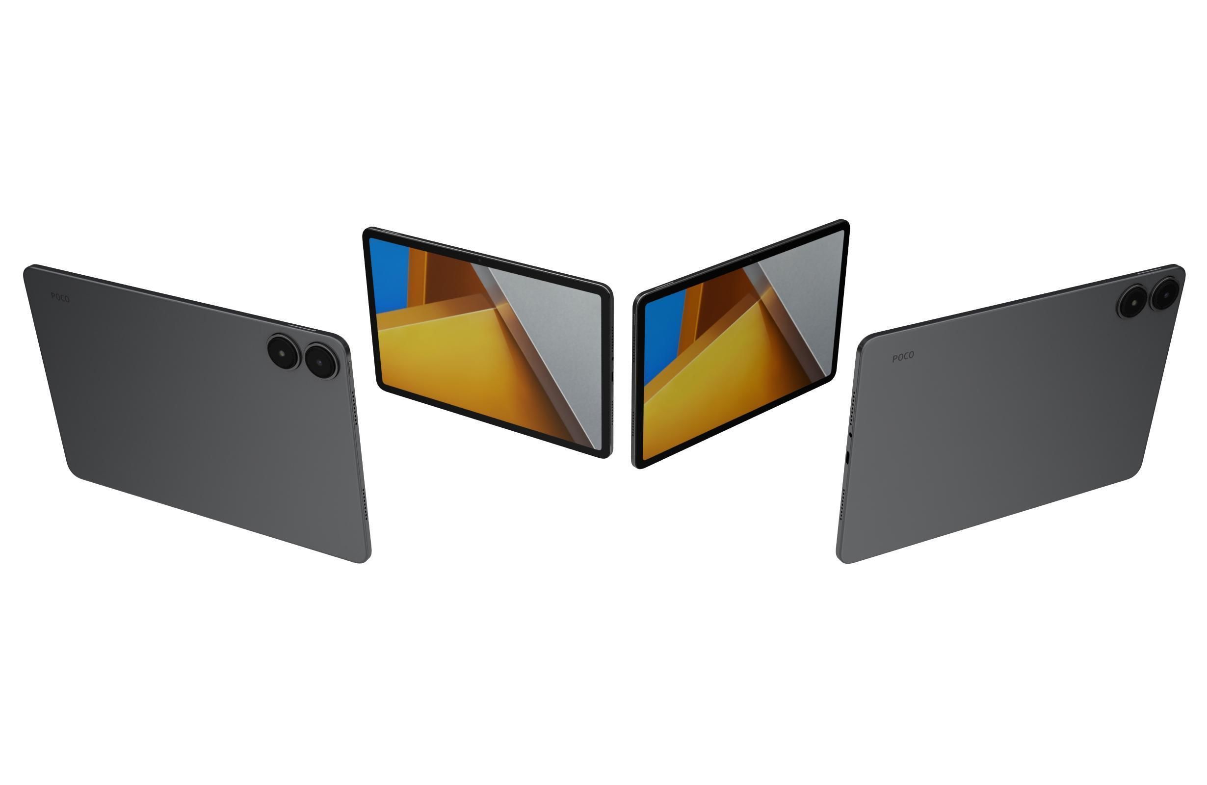 Xiaomi Poco Pad Blue And Gray 3D model_25