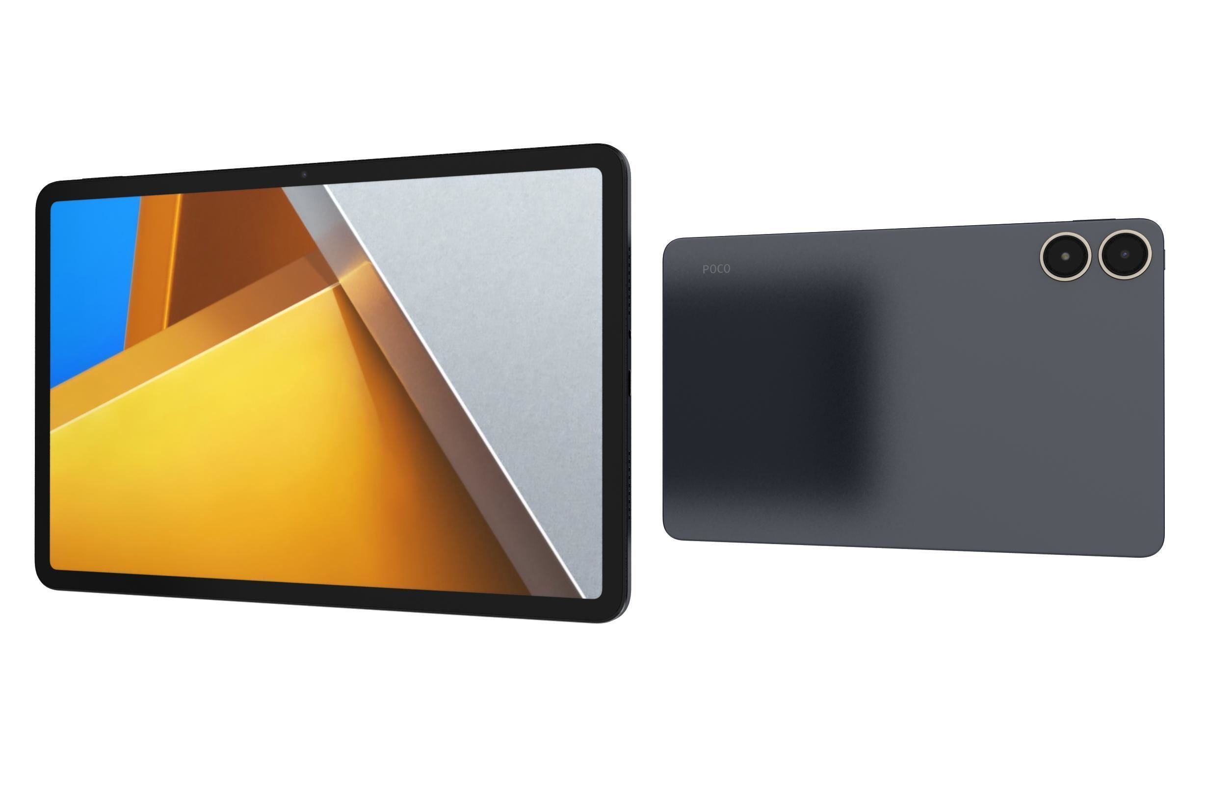 Xiaomi Poco Pad Blue And Gray 3D model_28