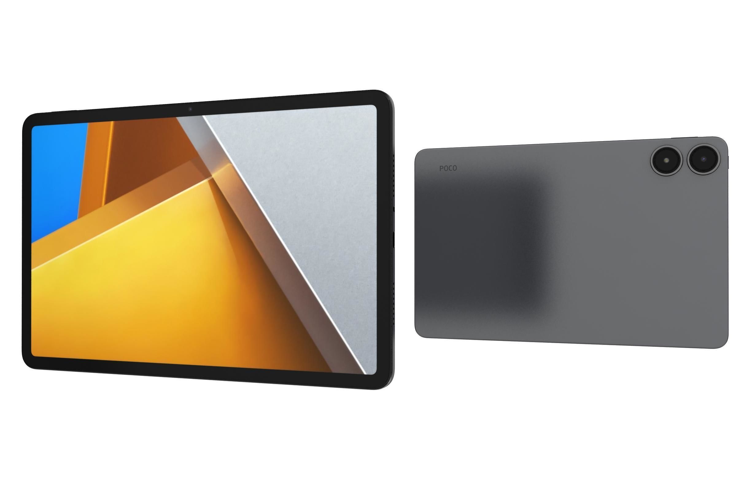 Xiaomi Poco Pad Blue And Gray 3D model_27