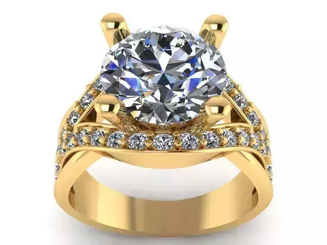 Engagement Dimond Ring 3d Printable Model 3D print model
