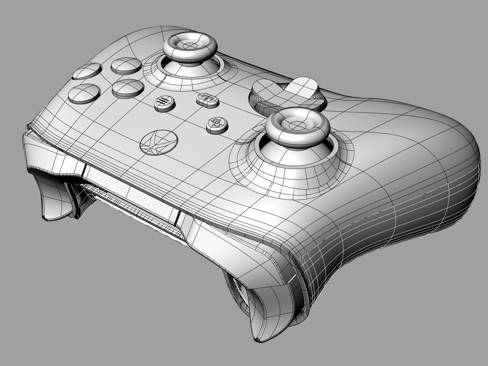  Gamepad 03 3D model_9