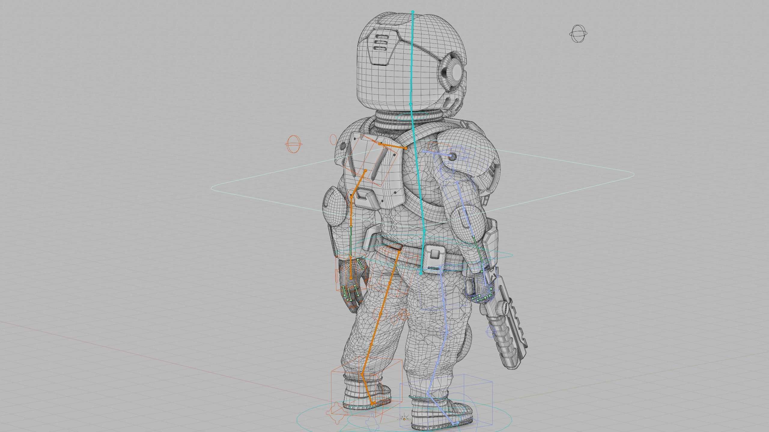 TOON TROOPER AHILON Rigged for Unreal Engine - Unity - MIXAMO 3D model_41