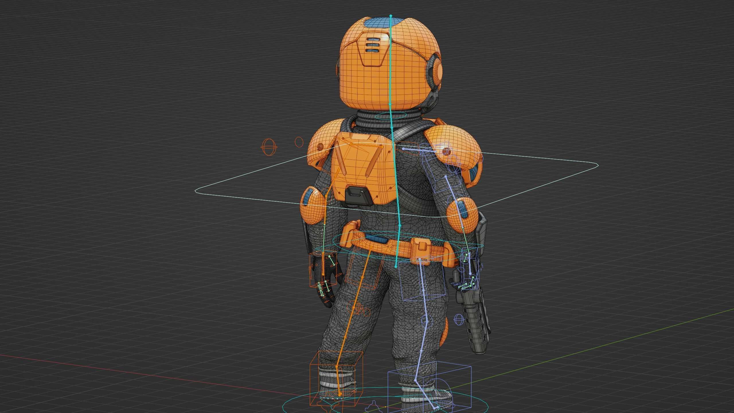 TOON TROOPER AHILON Rigged for Unreal Engine - Unity - MIXAMO 3D model_38