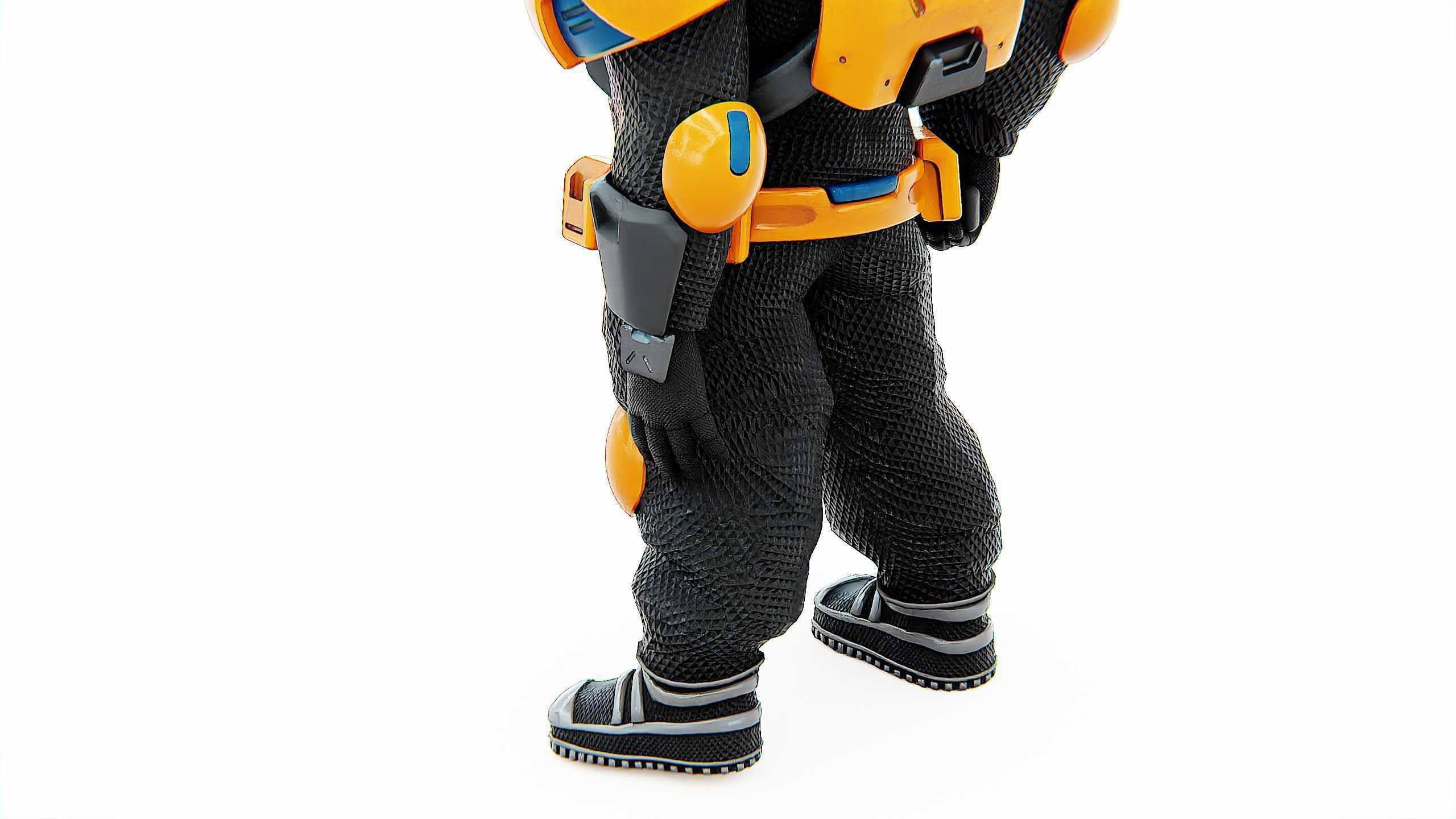 TOON TROOPER AHILON Rigged for Unreal Engine - Unity - MIXAMO 3D model_25