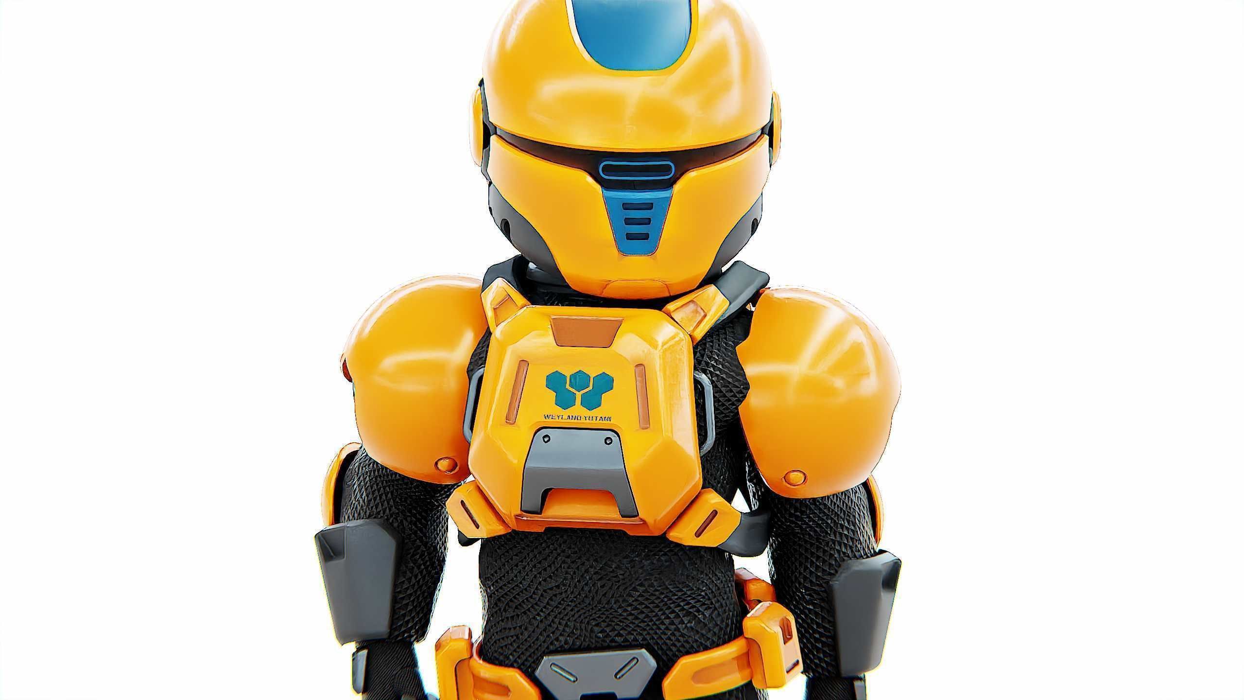 TOON TROOPER AHILON Rigged for Unreal Engine - Unity - MIXAMO 3D model_20