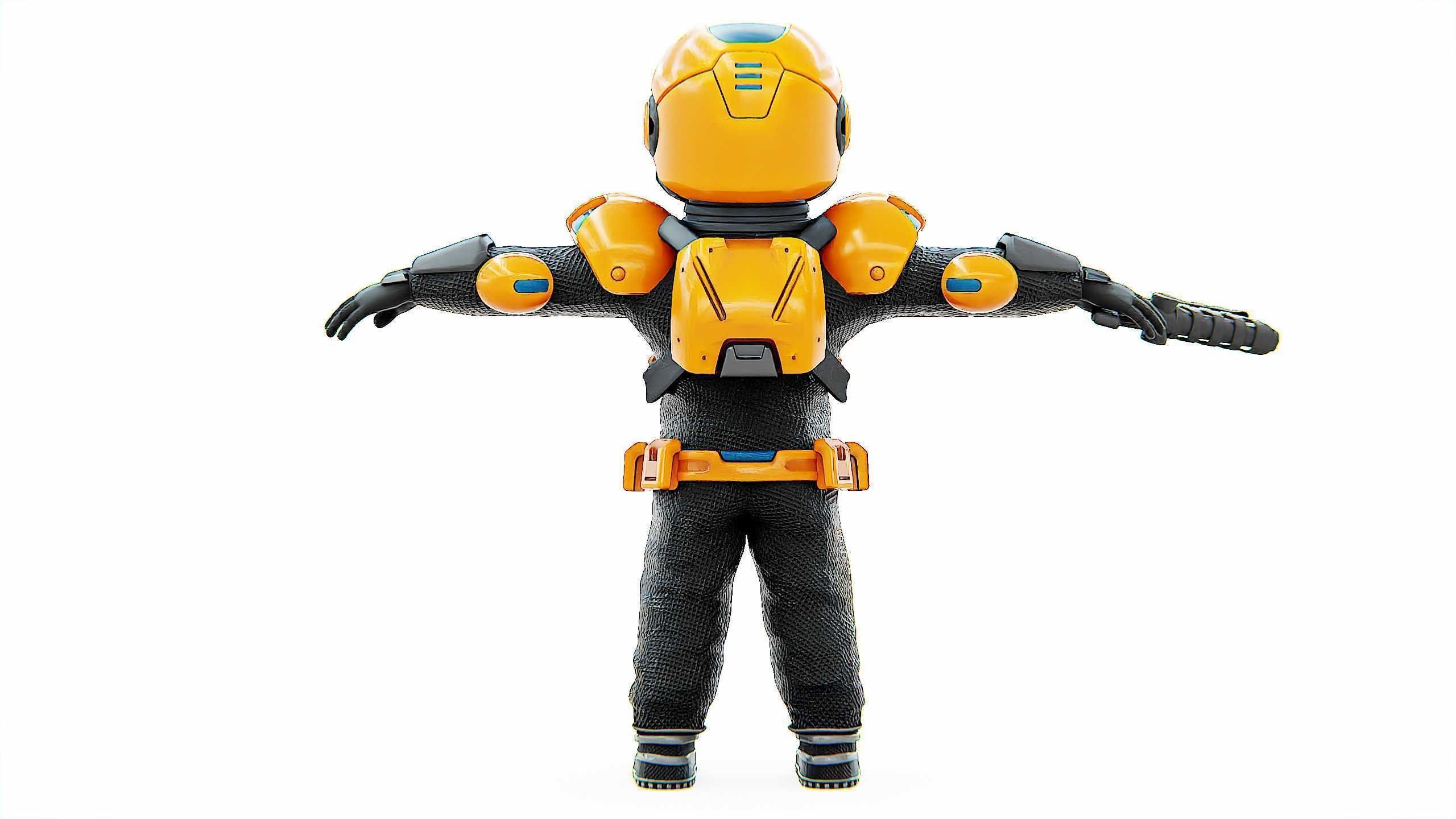 TOON TROOPER AHILON Rigged for Unreal Engine - Unity - MIXAMO 3D model_31