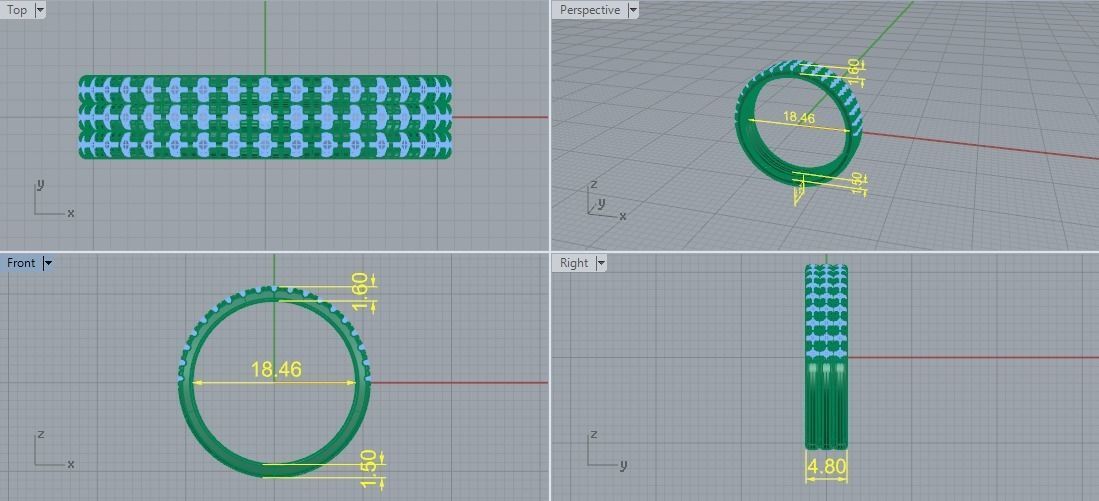 Ring Model 5691 3D print model_5