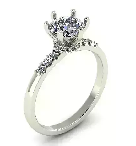 Solitaire ring Model 5689