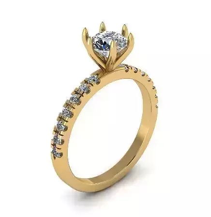Solitaire ring Model 5675