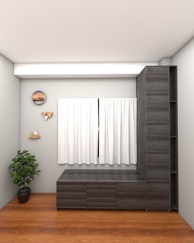 Furniture L Shaped Free 3D print model