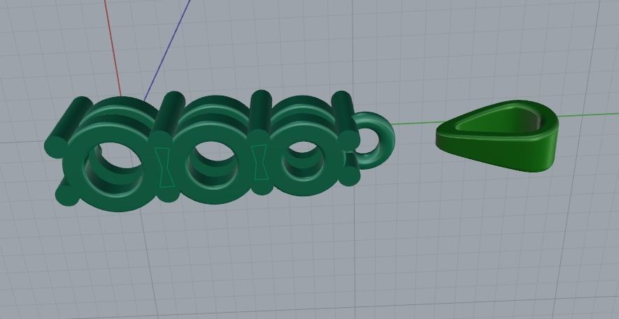 Pendant Model 5670 3D print model_4