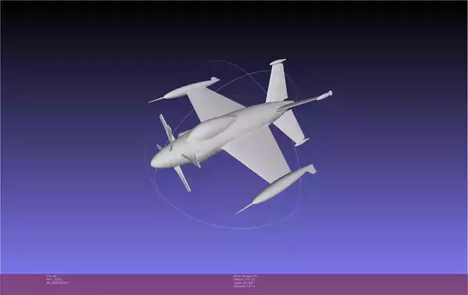 Lockheed XFV Model 3D print model