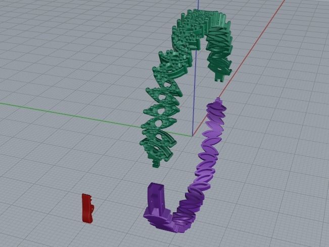 Bracelet Size17 Model 5665 3D print model_4