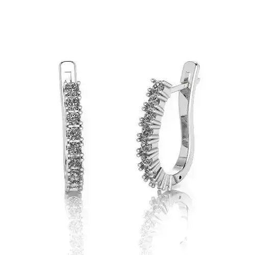 Huggie Earrings Model 5651 3D print model