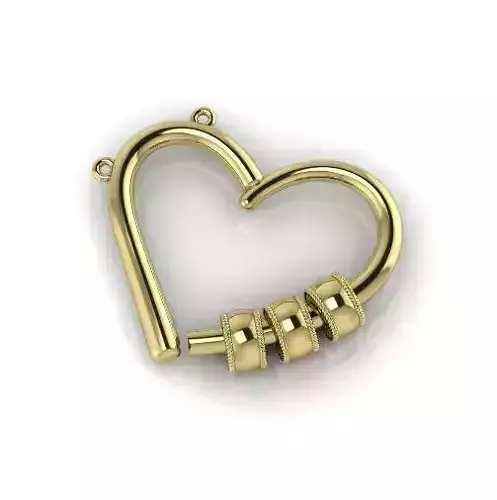 Heart Pendant Model 5733