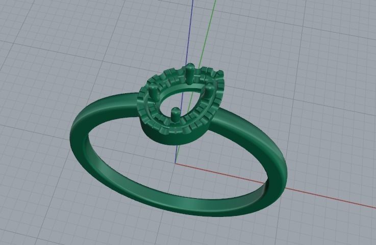 Ring Pear Model 5711 3D print model_2