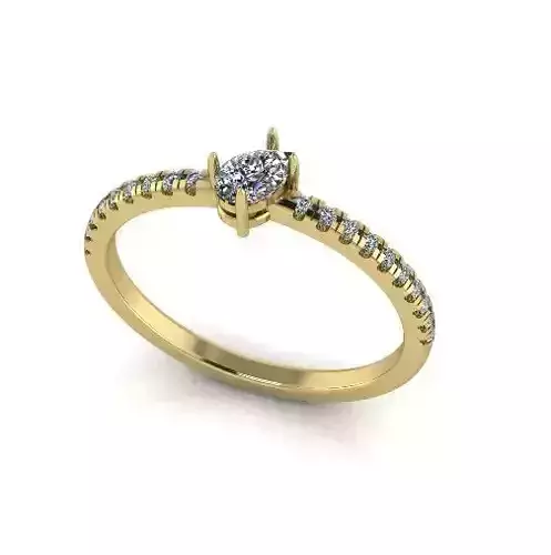Solitaire ring Model 5709
