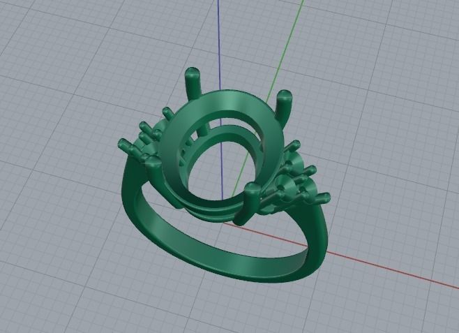 Ring Model 5700 3D print model_2