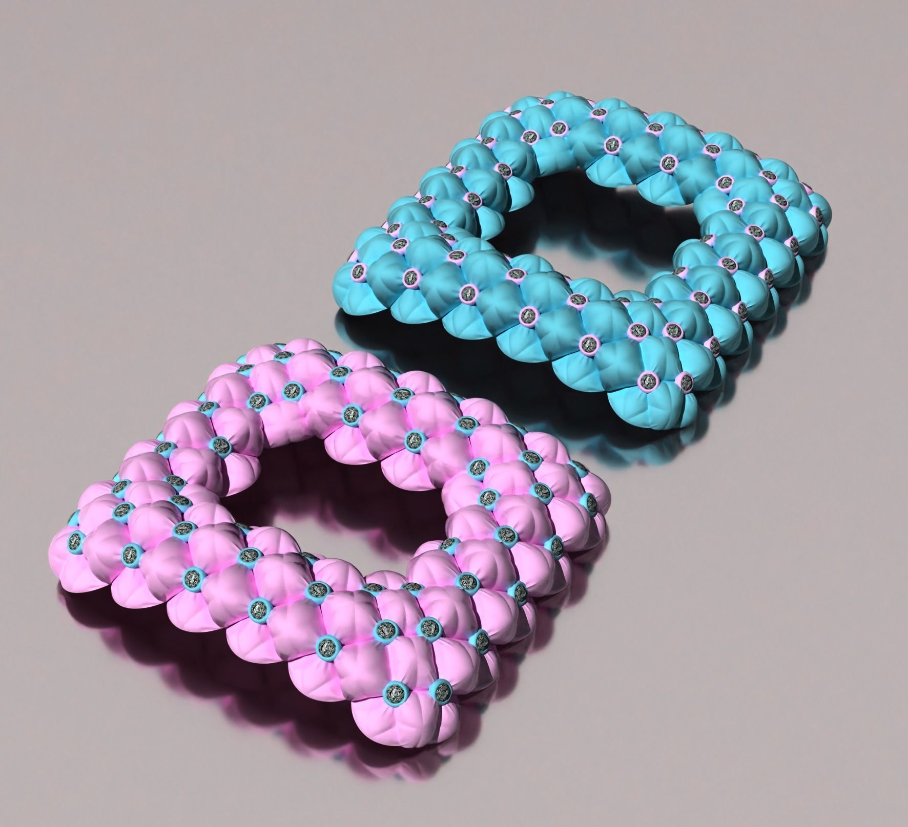 fibbia tufting 3D print model_1