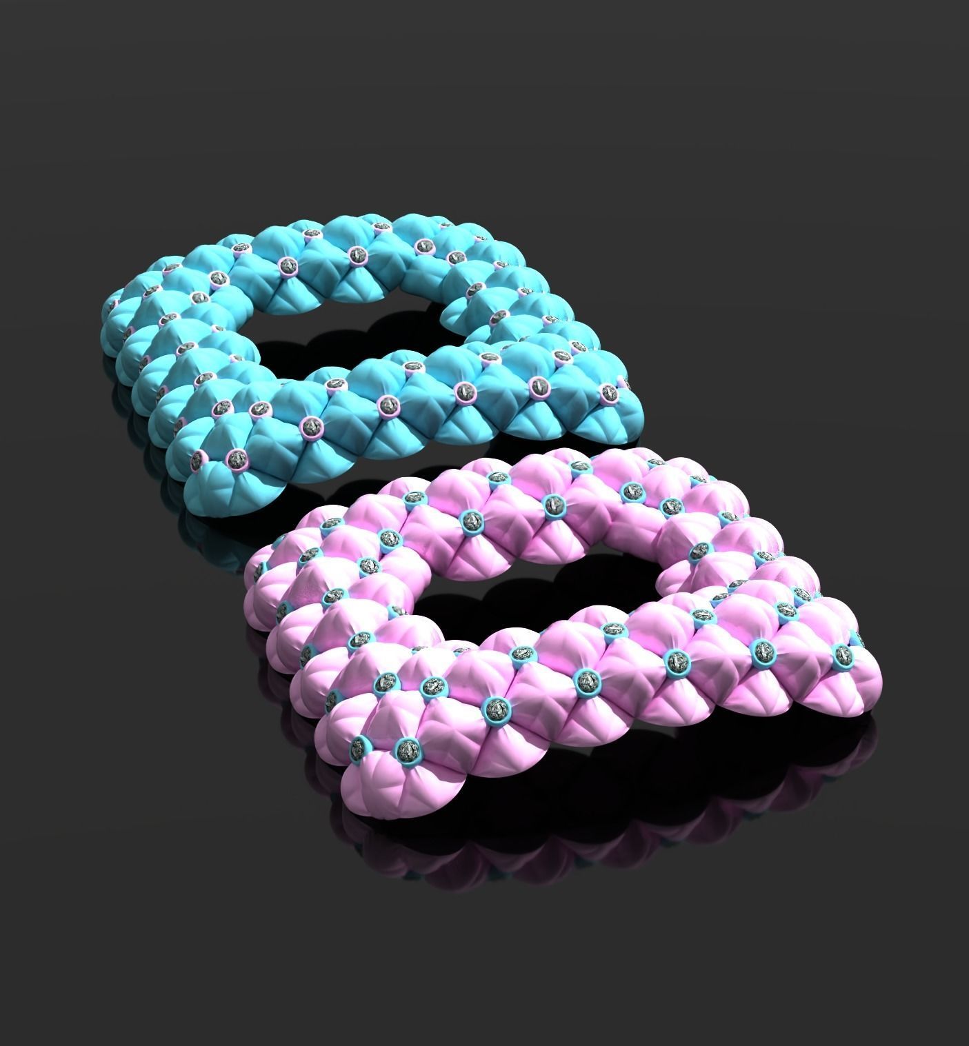 fibbia tufting 3D print model_2