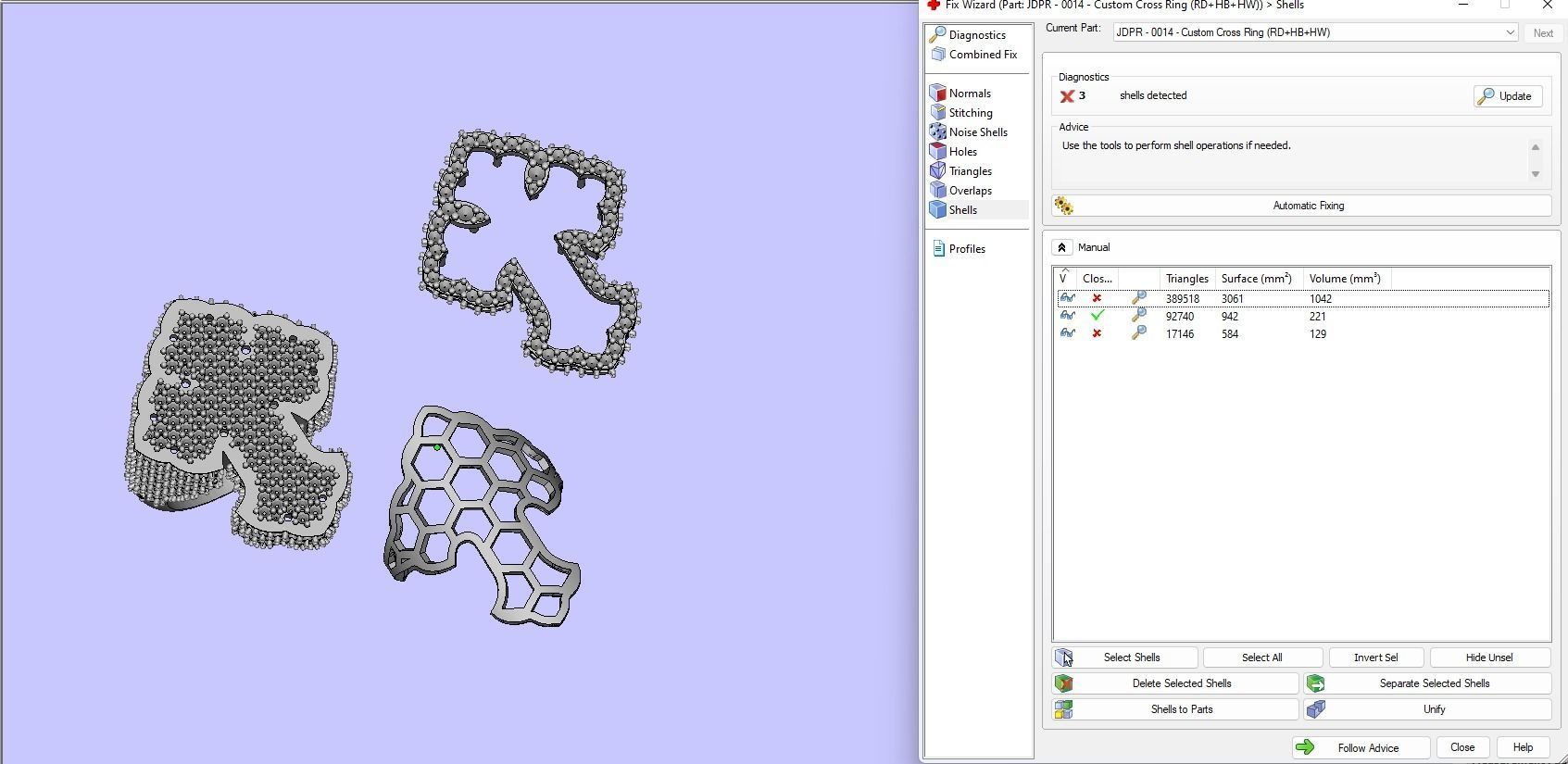 Custom Chrome Hearts Cross Diamond Ring - Crucifixion Cross Ring 3D print model_18