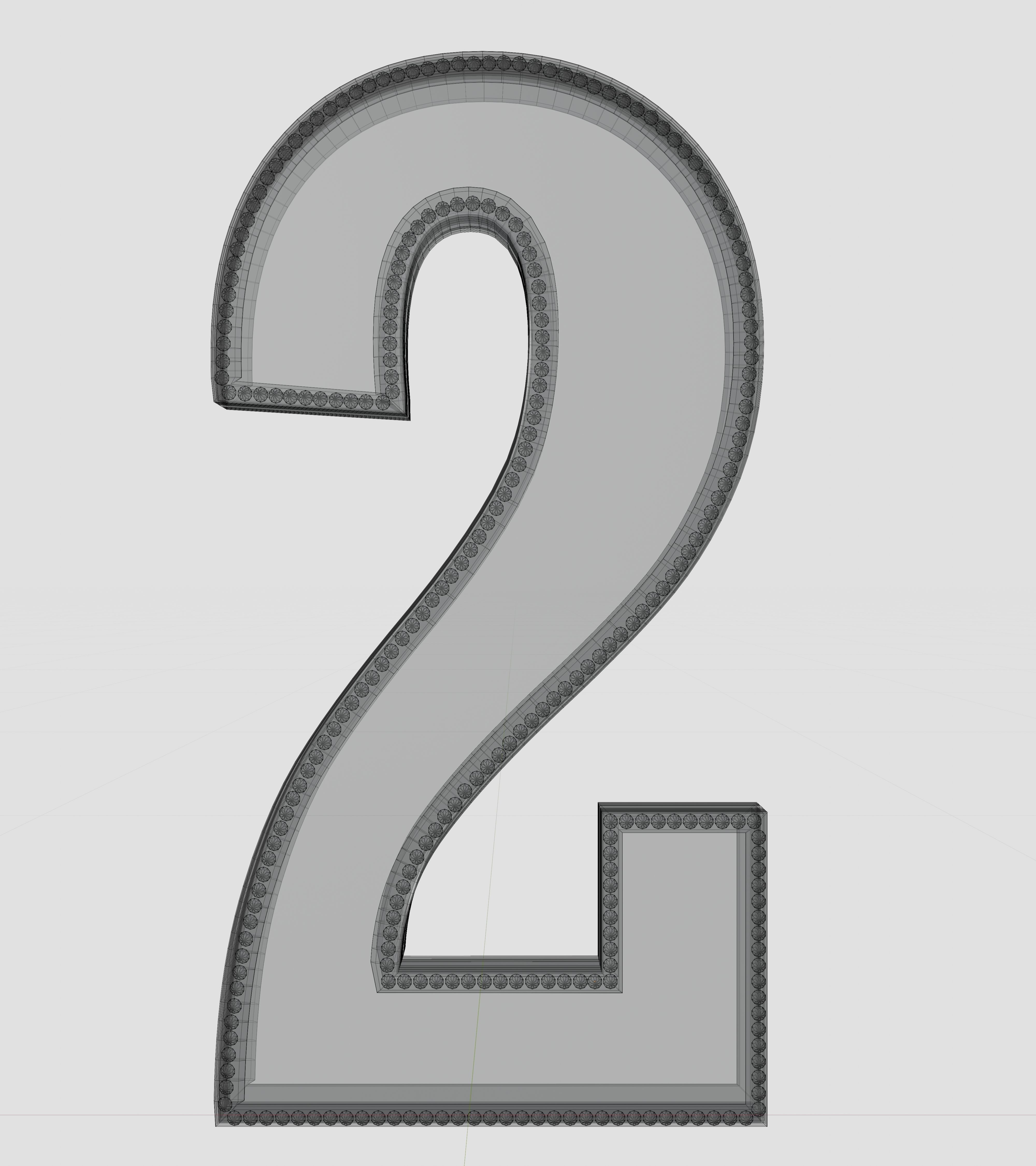 Solar Panel Number - 2 3D model_11