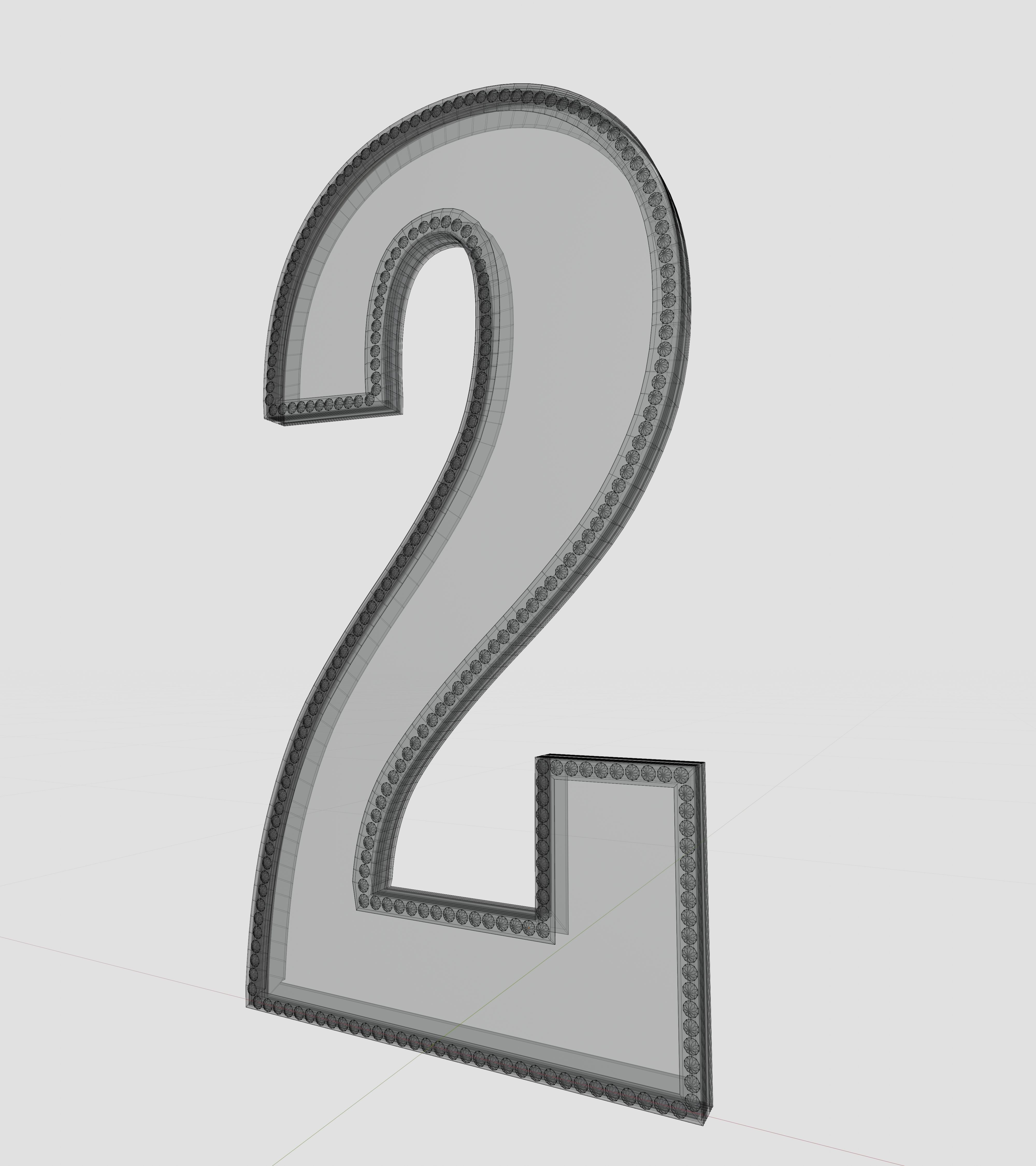 Solar Panel Number - 2 3D model_12