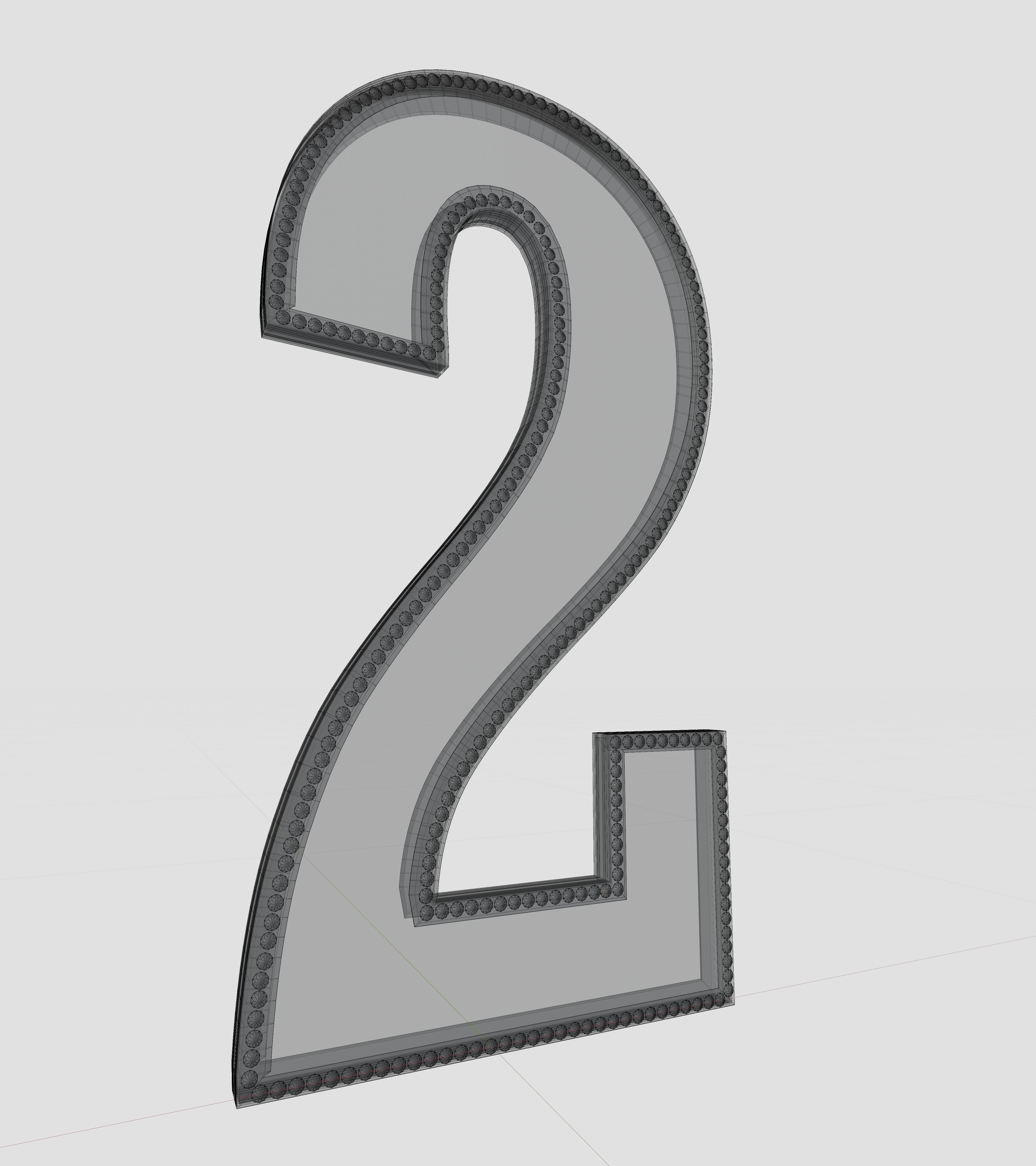 Solar Panel Number - 2 3D model_10