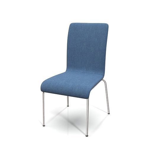 Room Essentials Upholstered Stacking Chair  PBR 3D model