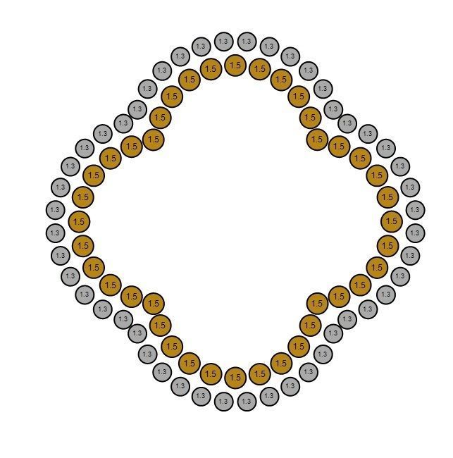 Custom Van Cleef Clover Enamel Ring - Bulgari Ring 3D print model_17