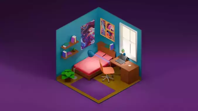 Bedroom Diorama