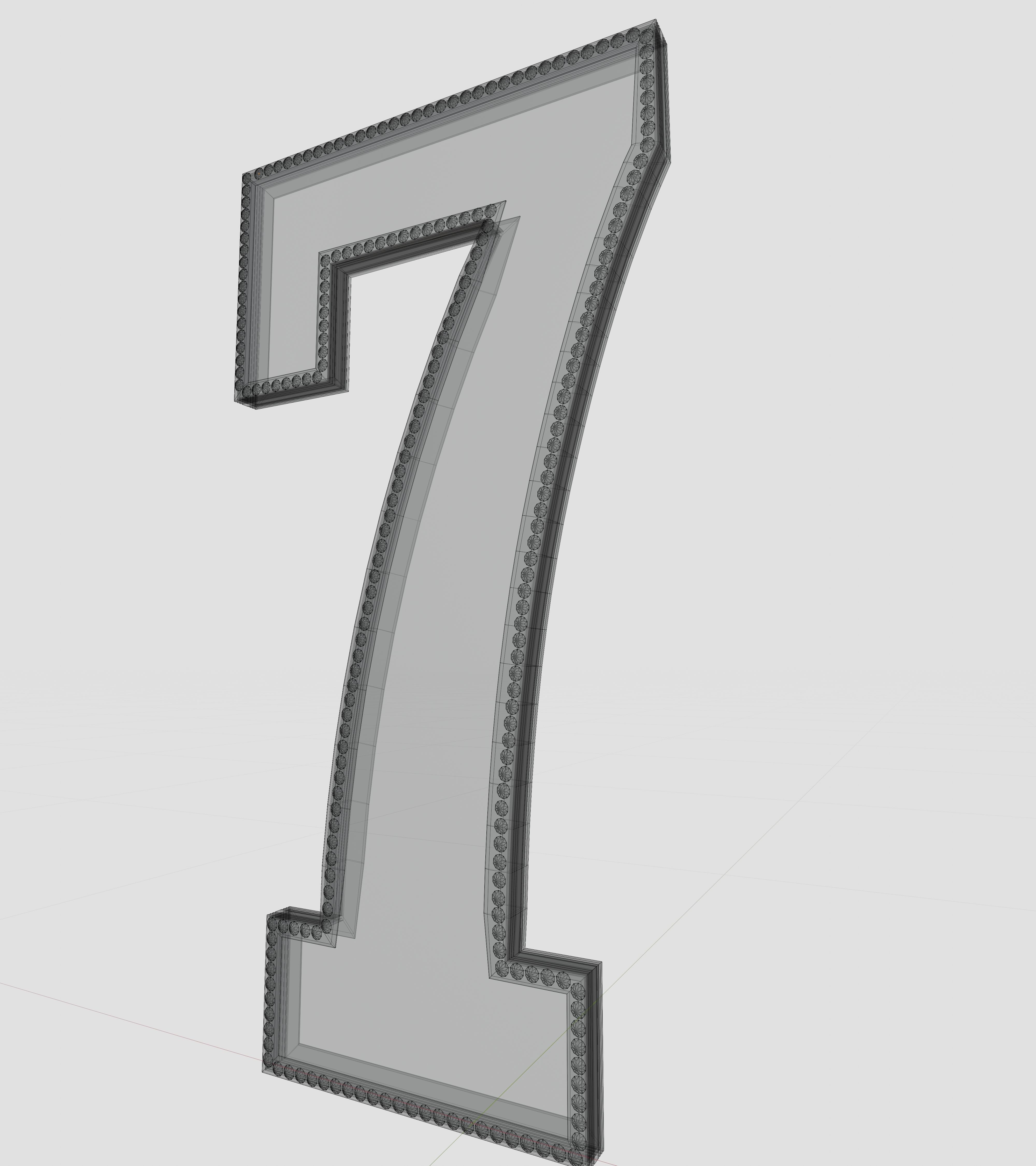 Solar Panel Number - 7 3D model_12