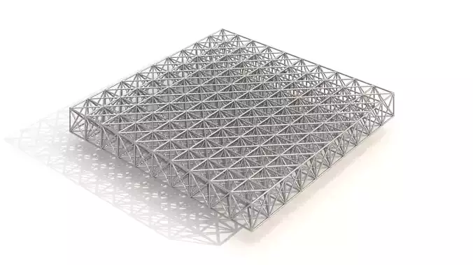 Metal Spatial Structure 3D model