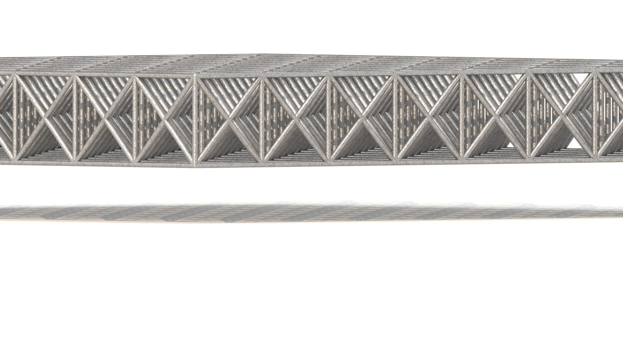 Metal Spatial Structure 3D model_10