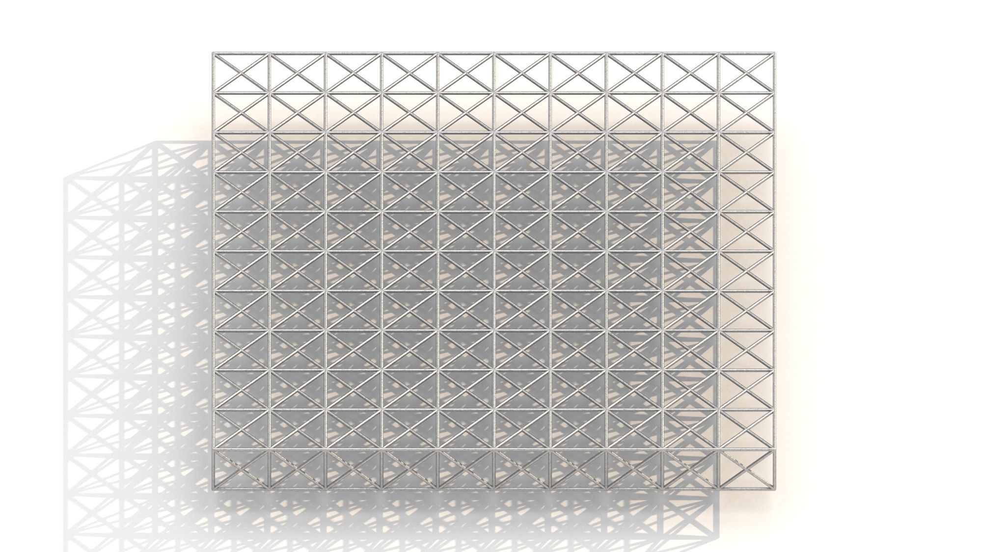 Metal Spatial Structure 3D model_5