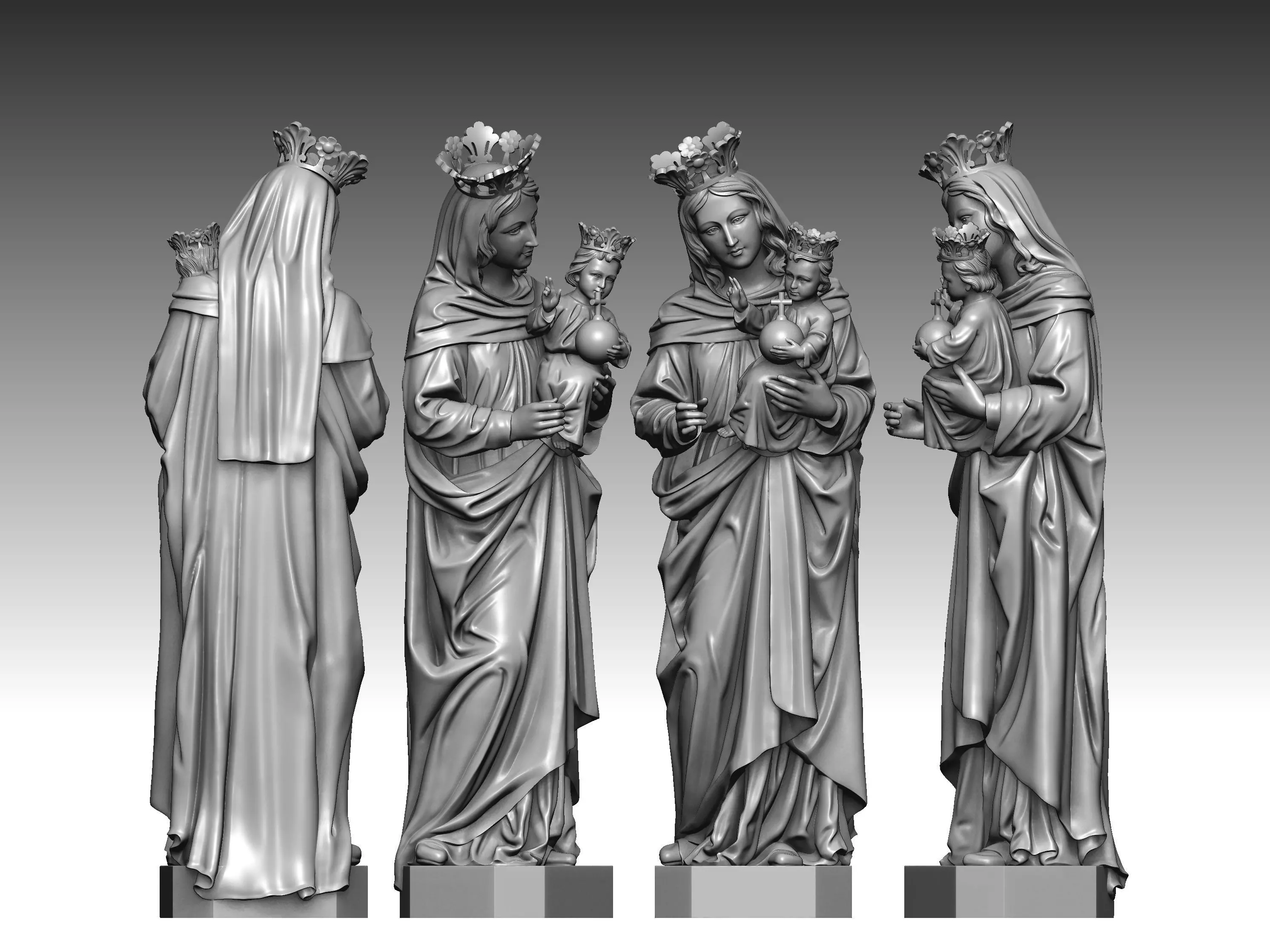 3D model Queen Mother 3D print model
