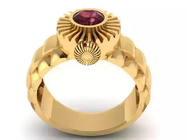 Rado Ring For Men Fashion 3d Printable Model 3D print model