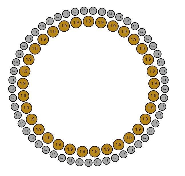 Custom Round Shape Halfway Begetters Diamond Setting Ring  3D print model_19